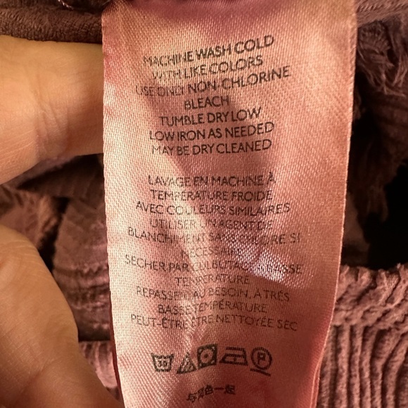 Free‎ People We the Free Corduroy pleated raw hem skirt, sz 8, GUC - Picture 4 of 6